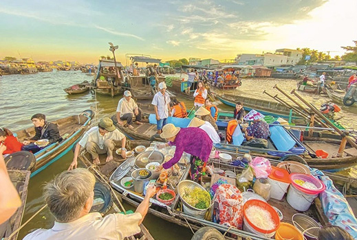 Explore Cai Rang Floating Market Can Tho