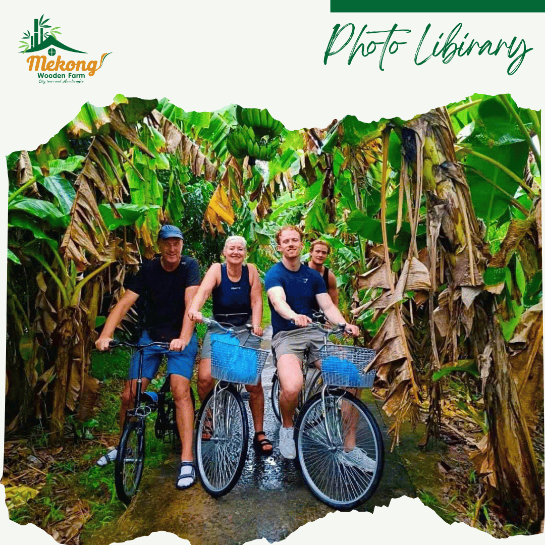 Experience cycling along the canals beneath the lush green gardens 3