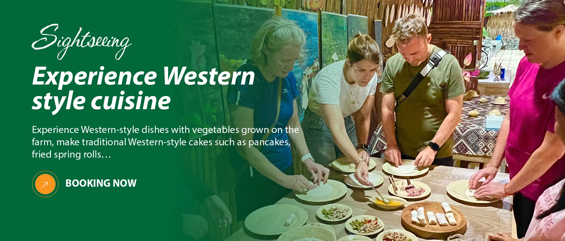 Experience Western-style cuisine