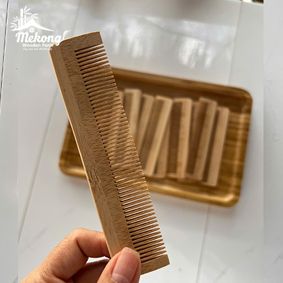 Bamboo Wood Art Comb