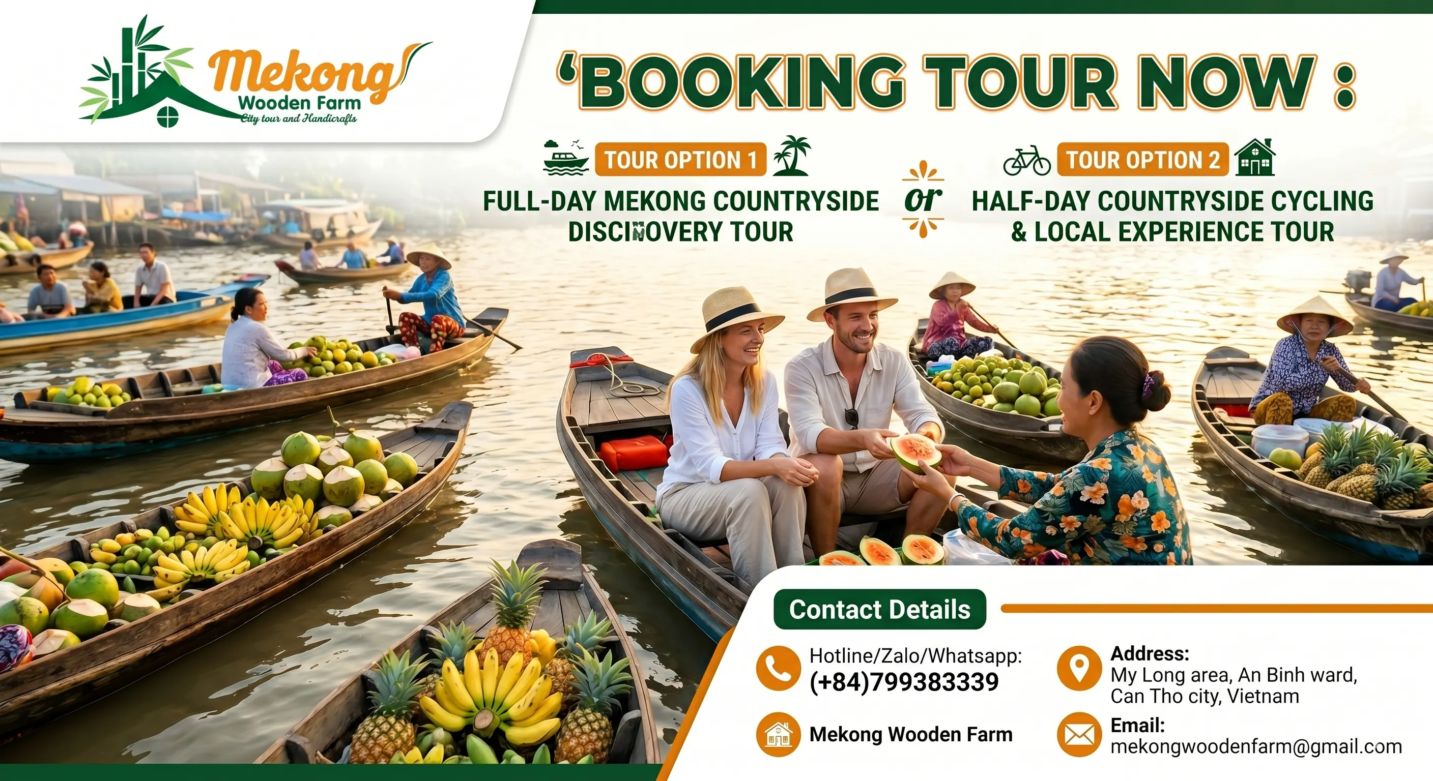 BOOKING TOUR CAN THO